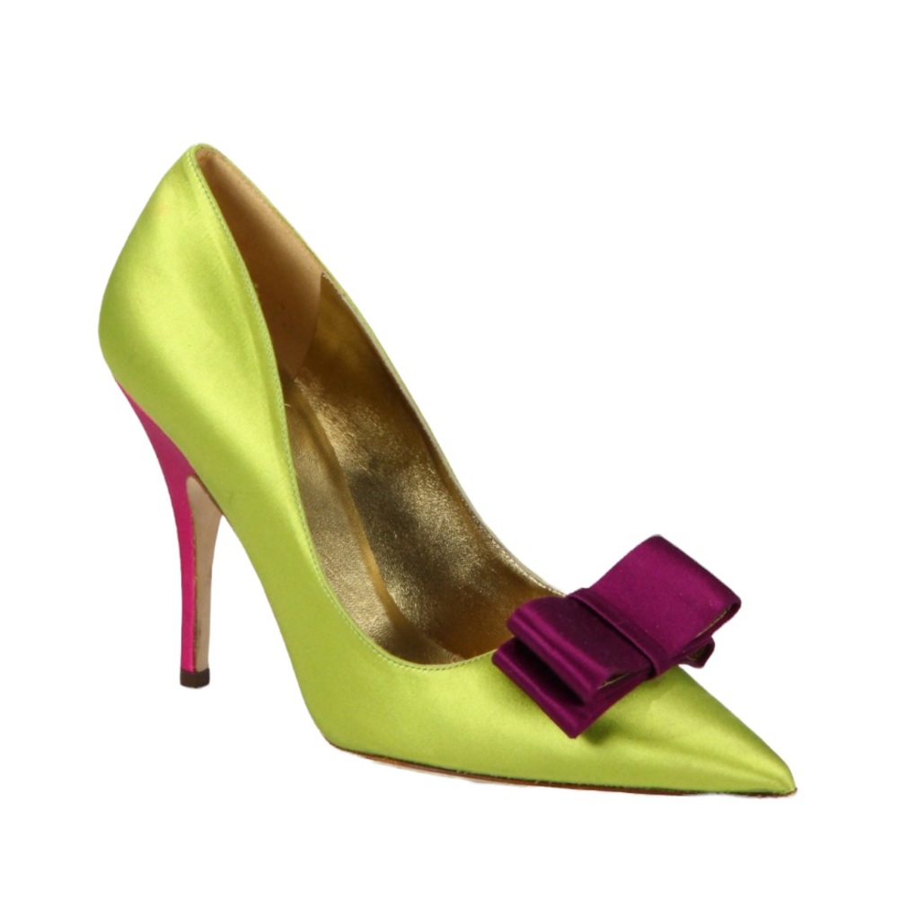 Kate Spade New York latrice colorblock satin pump-9.5B